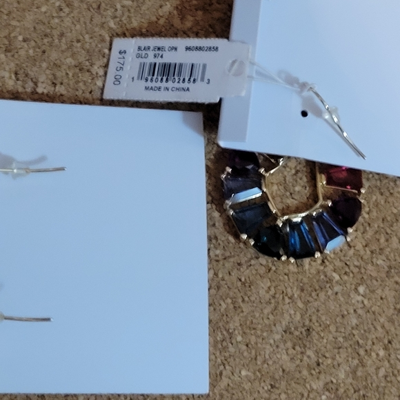 KENDRA SCOTT NEW Blair jewel open in green glass / - Picture 5 of 6